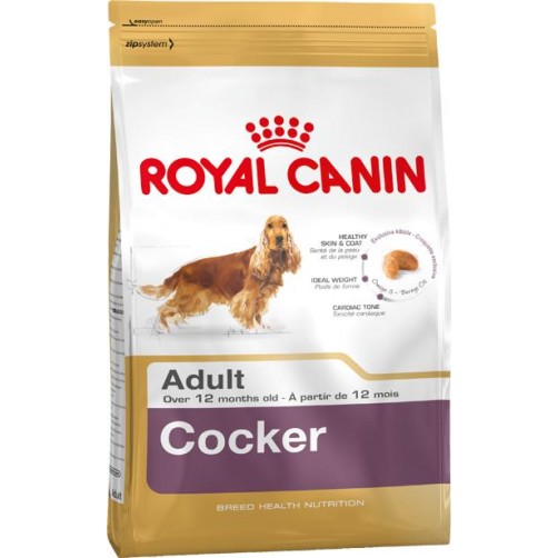 غذای خشک رویال کنین مخصوص سگ بالغ نژاد کوکر بالای 12 ماه/ 3 کیلو/ Royal Canin Cocker Spaniel Adult